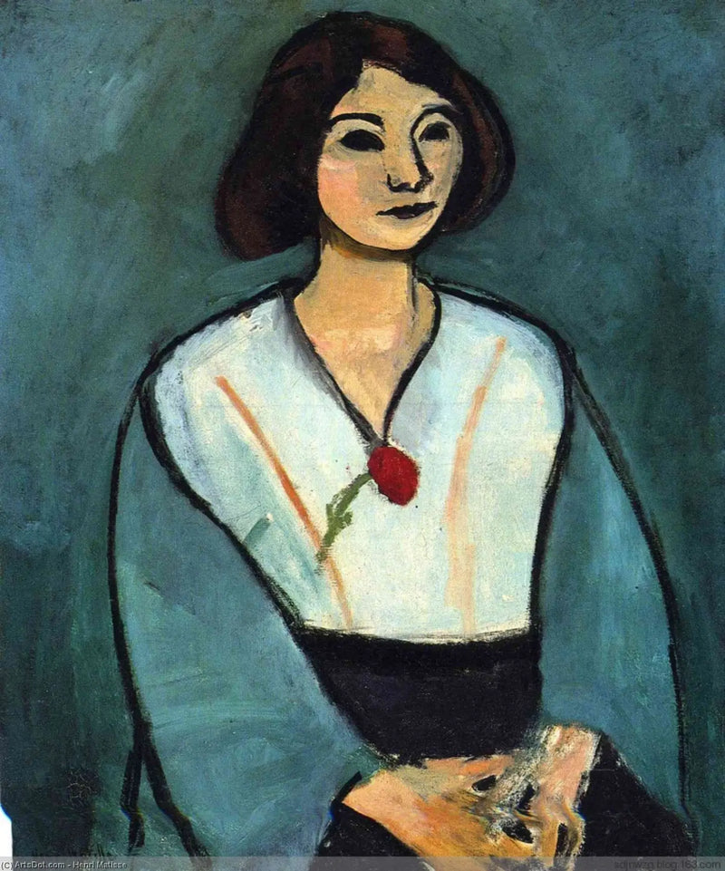 Woman in Green - Henri Matisse