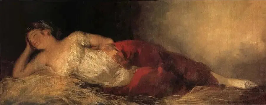 Sleeping Woman - Francisco de Goya