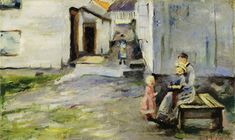 Woman and Children in Arendal - Edvard Munch