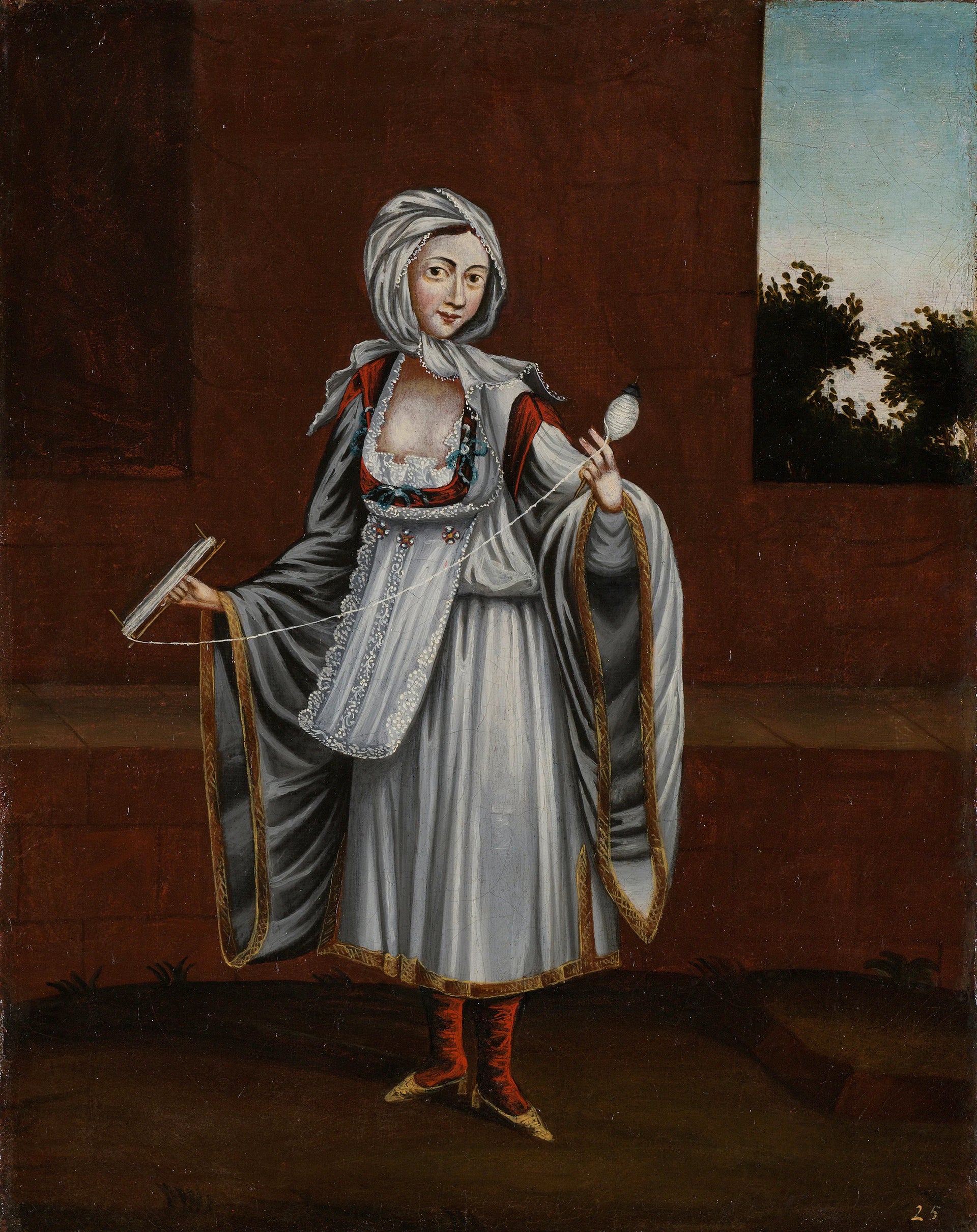Femme de l'île de Kythnos (Thermia) - Jean-Baptiste van Mour