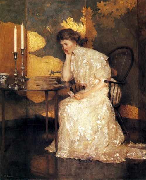 Woman Playing Success - Frank Weston Benson