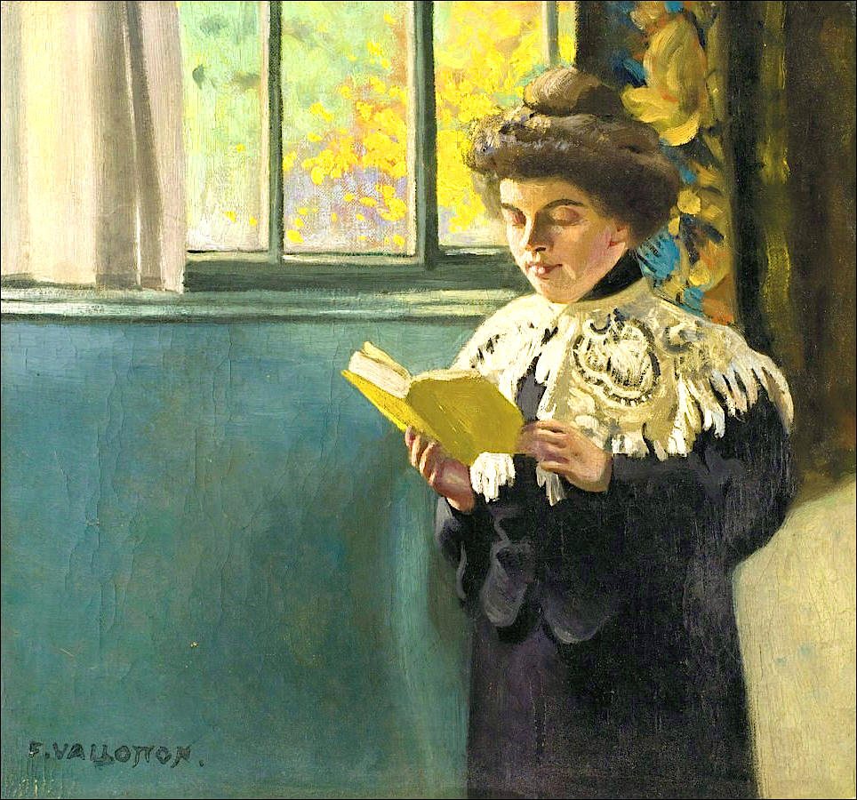 Woman Reading at the Window - Félix Vallotton