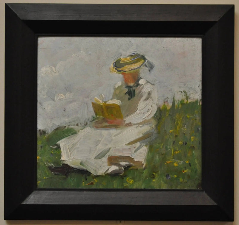 Woman Reading in the Green - Franz Marc