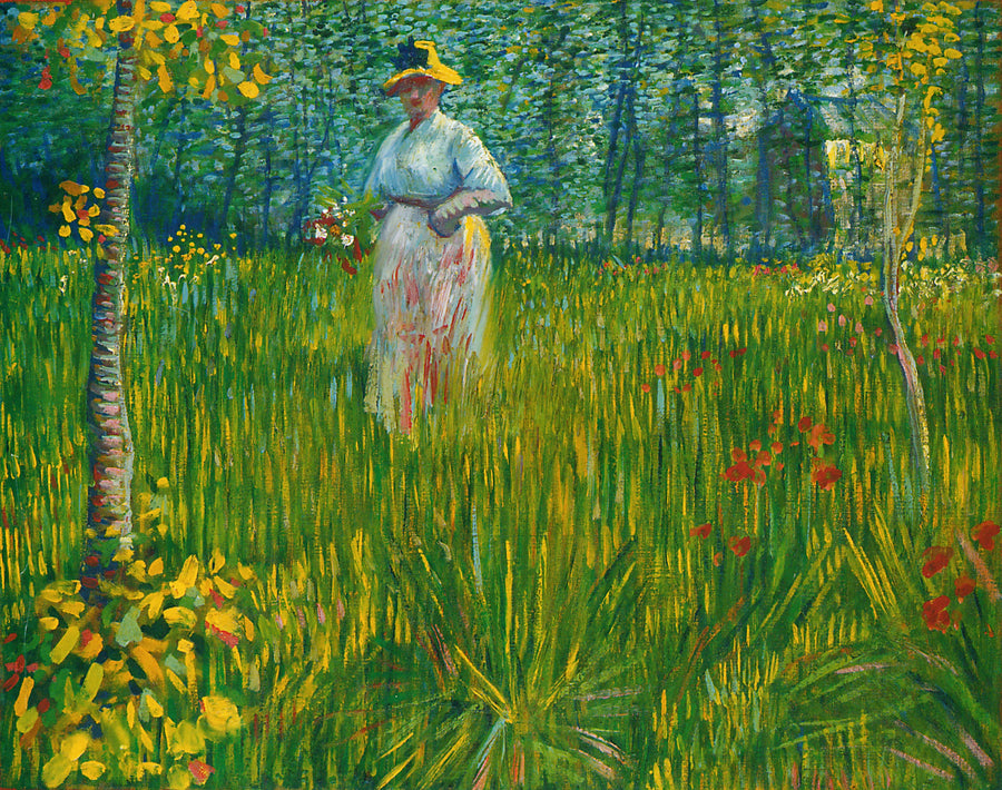Woman in a Garden - Vincent van Gogh