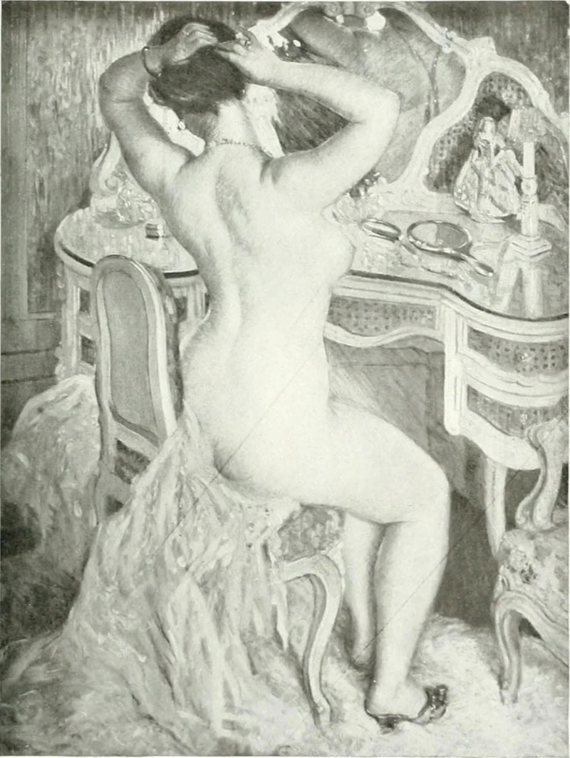 Nude Woman at Her Toilet - Frederick Carl Frieseke