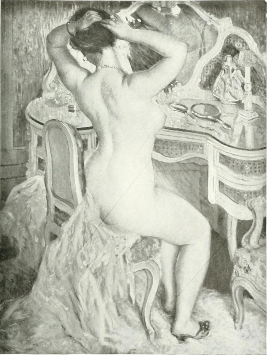 Nude Woman at Her Toilet - Frederick Carl Frieseke