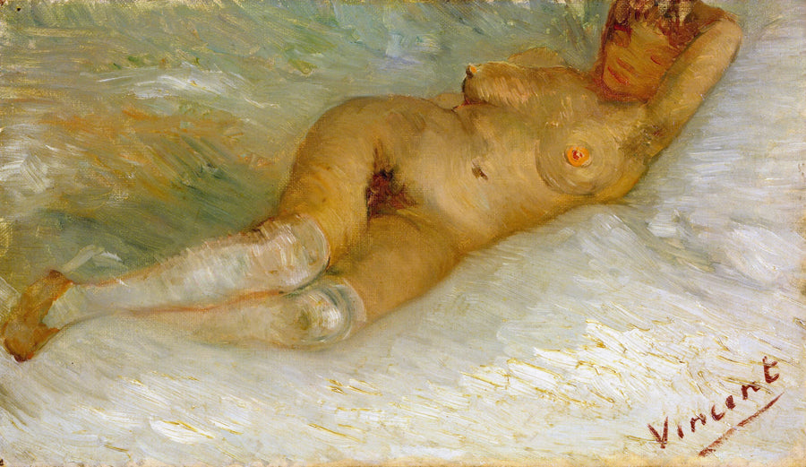 Reclining Nude Woman, Seen from the Back - Vincent van Gogh