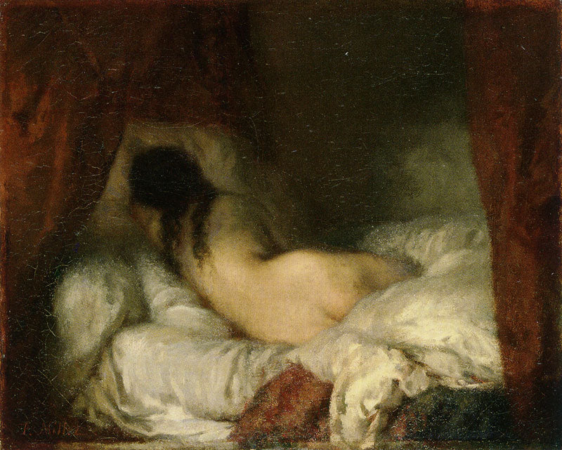 Nude Woman Lying Down - Jean-François Millet