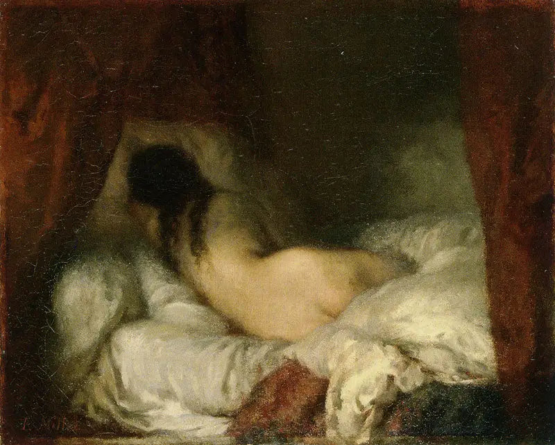 Nude Woman Lying Down - Jean-François Millet