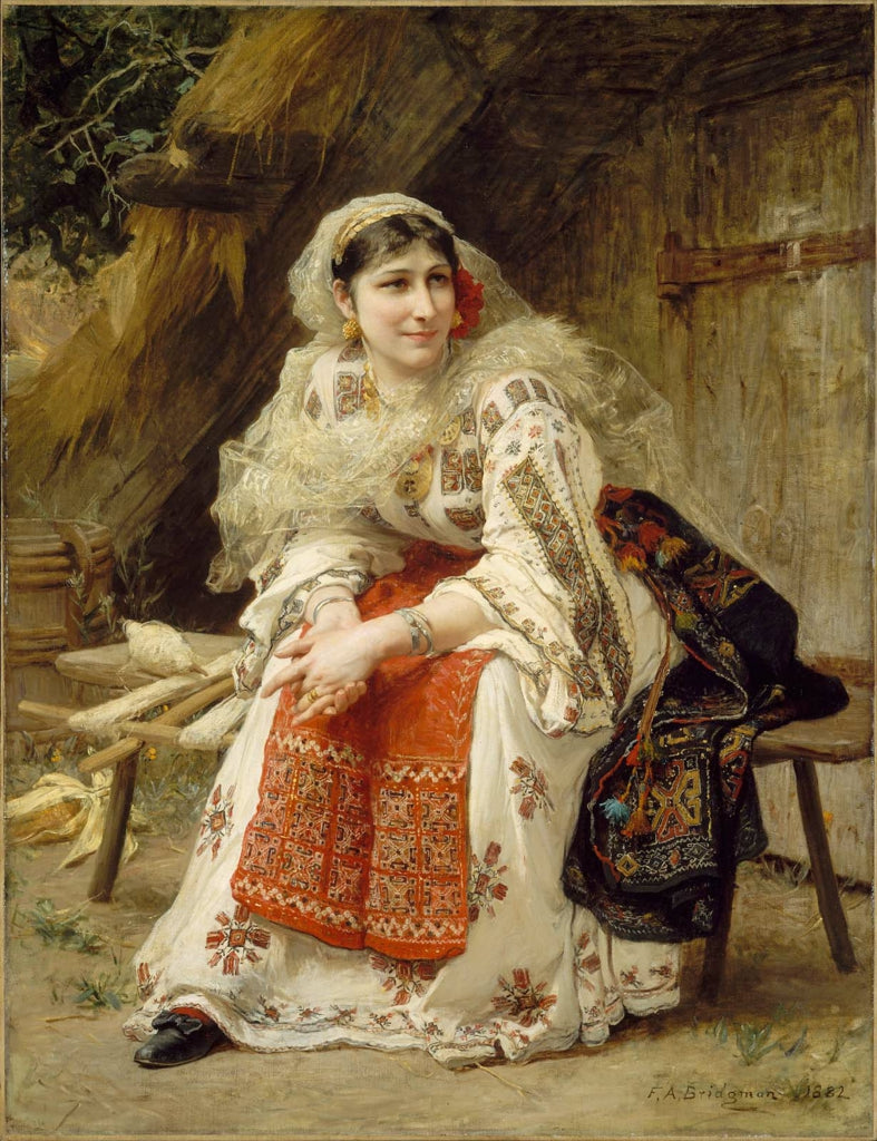 Romanian woman - Frederick Arthur Bridgman