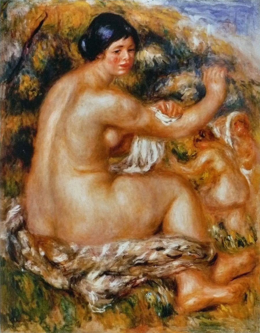 Woman Wiping - Pierre-Auguste Renoir