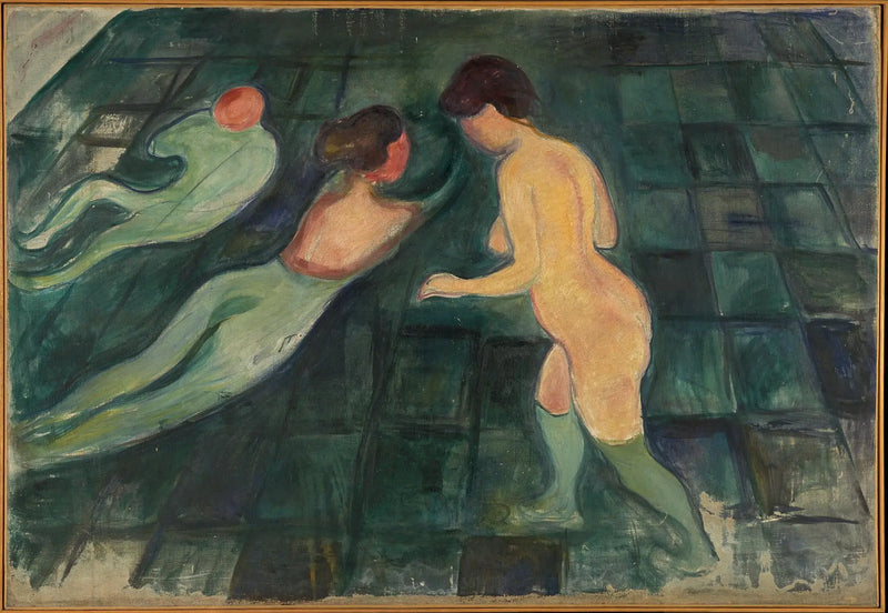 Woman Bathing - Edvard Munch