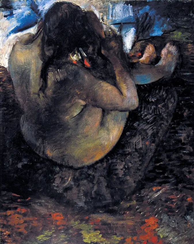 Reproduction du tableau « Femme se coiffant - Edgar Degas » par Alpha Reproduction en peinture à l’huile