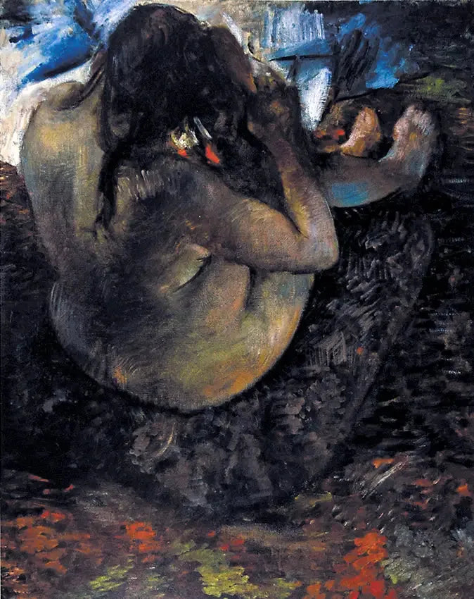 Woman Combing Her Hair - Edgar Degas