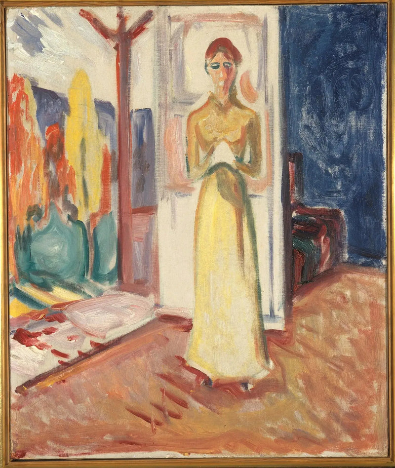 Woman Standing in the Doorway - Edvard Munch
