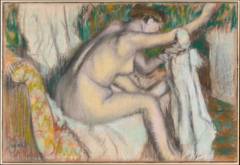 Woman Drying Her Arm - Edgar Degas