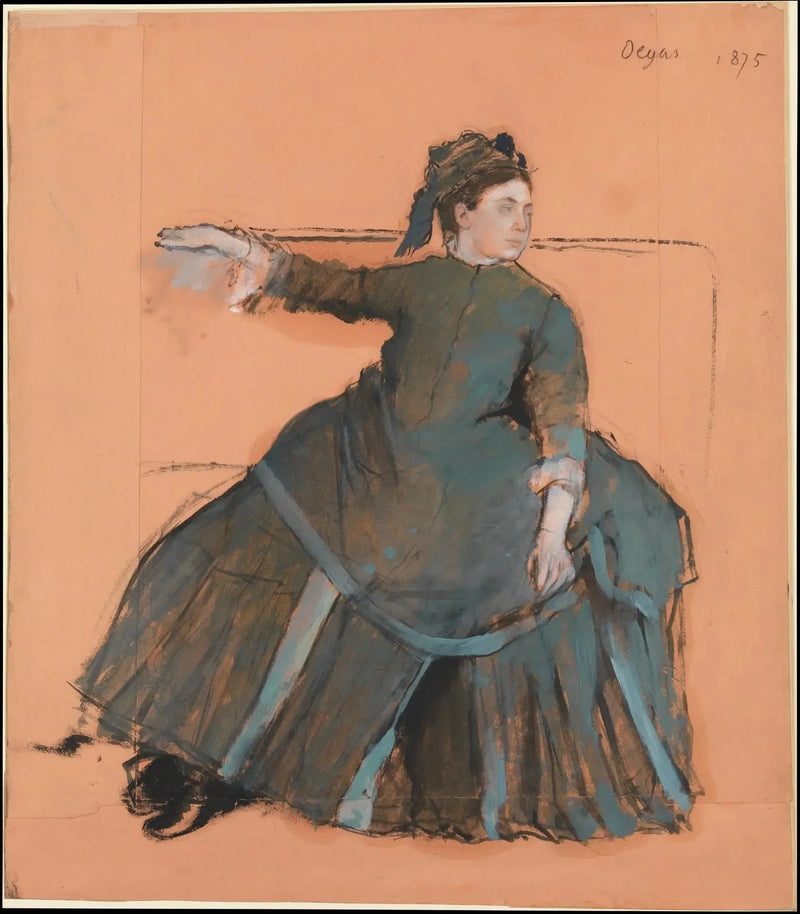 Woman on a Sofa - Edgar Degas