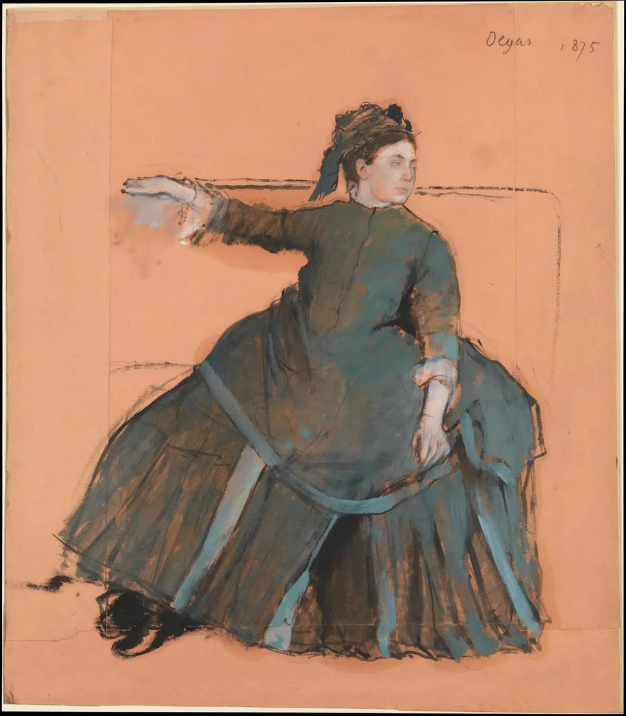 Woman on a Sofa - Edgar Degas