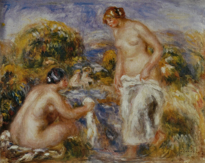 Women at the Bath - Pierre-Auguste Renoir