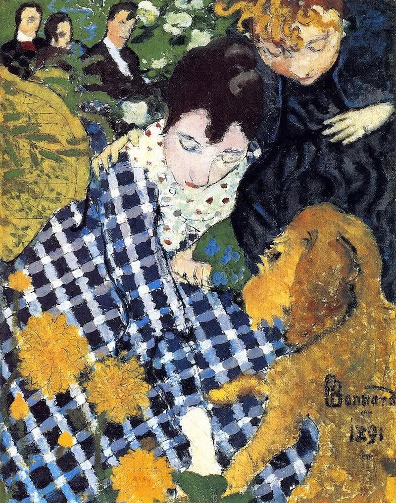 Women with Dog - Pierre Bonnard