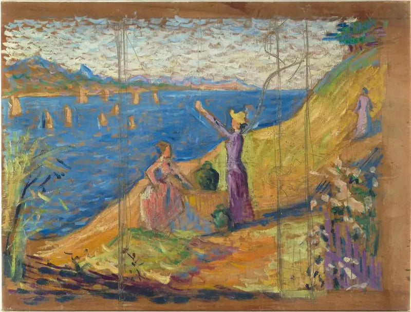 Women at the Well. Sketch I - Paul Signac