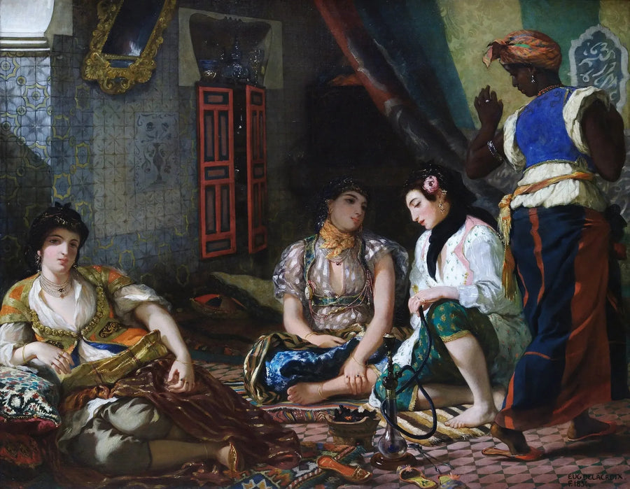 Women of Algiers in Their Apartment - Eugène Delacroix