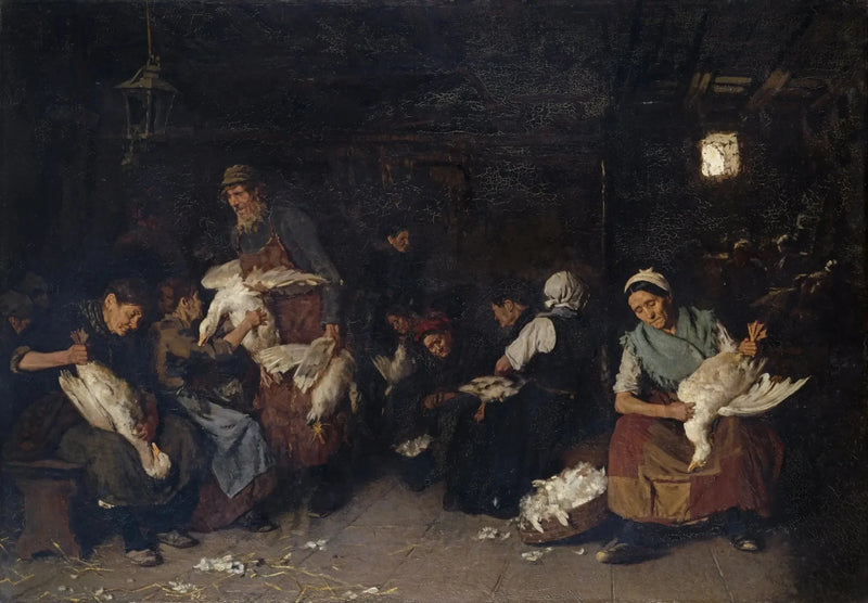 Women Plucking Geese - Max Liebermann