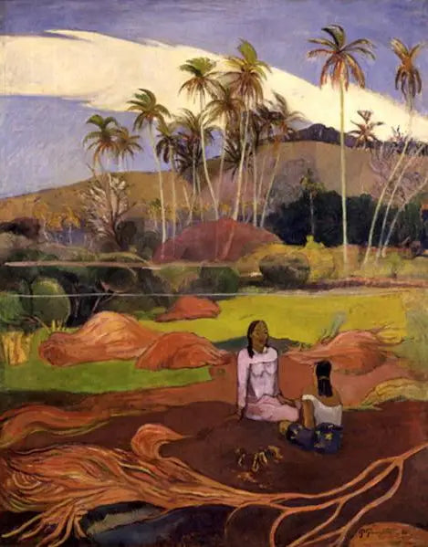 Women near the Palms - Paul Gauguin