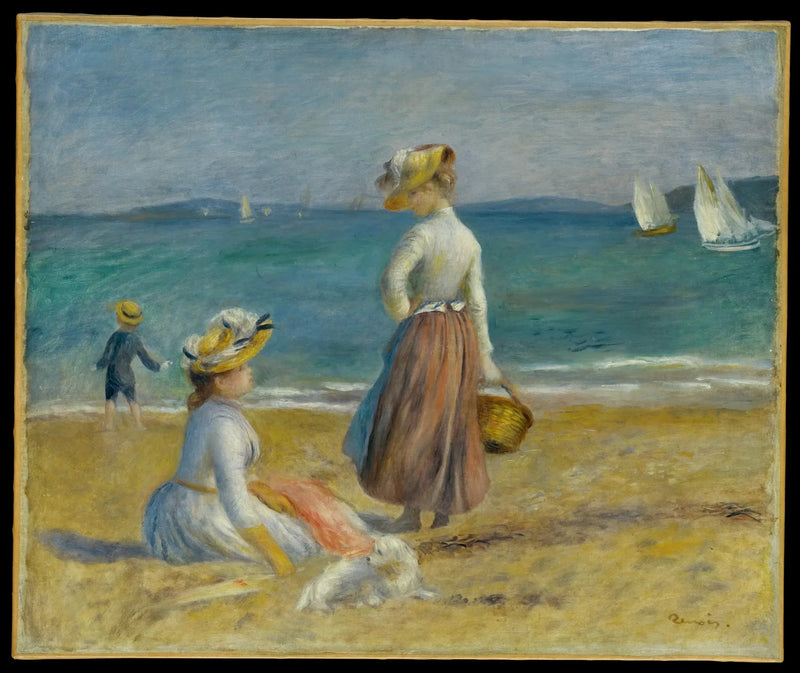 Women on the Beach - Pierre-Auguste Renoir