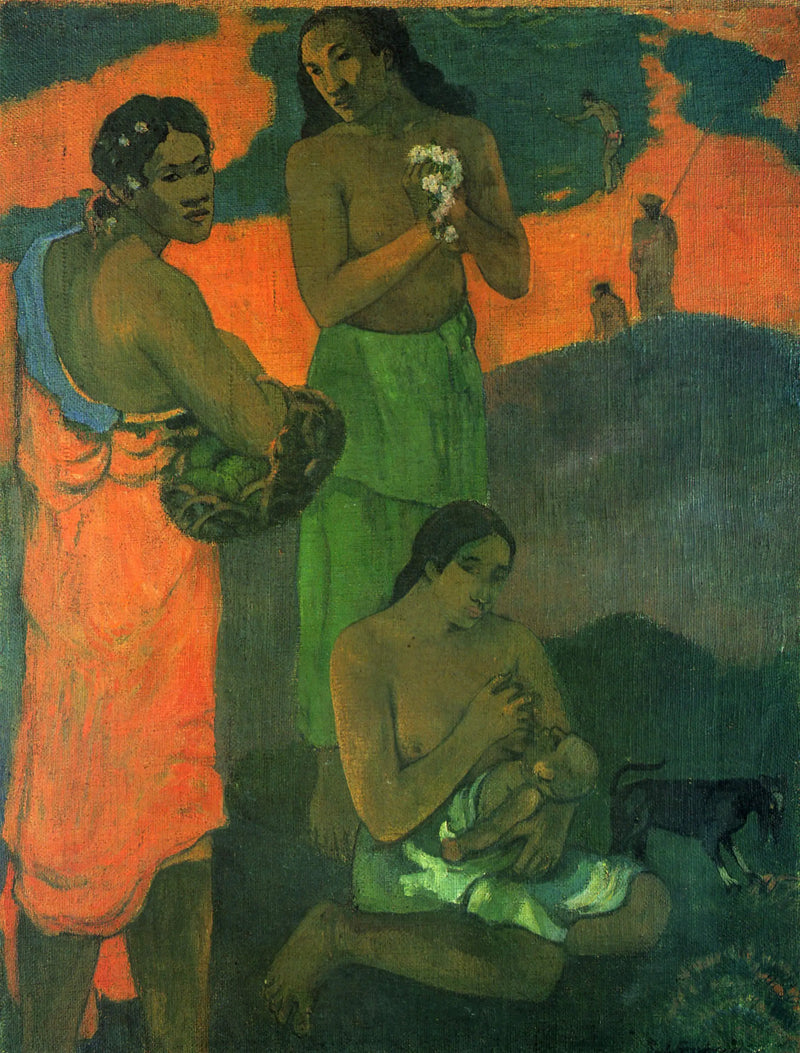 Women on the Edge of the Sea - Paul Gauguin