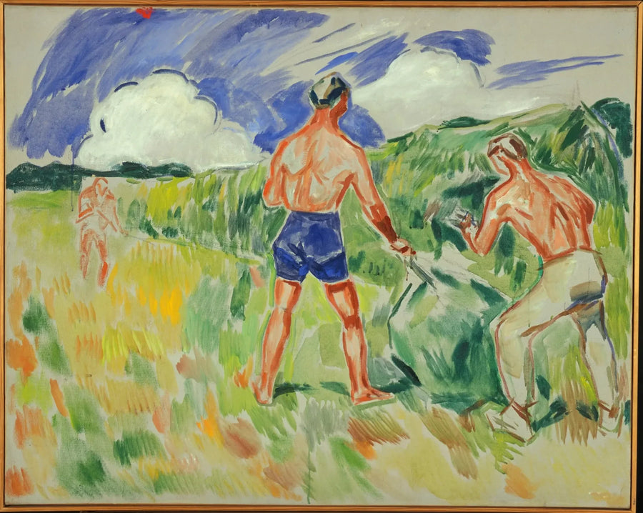 Haymaking - Edvard Munch