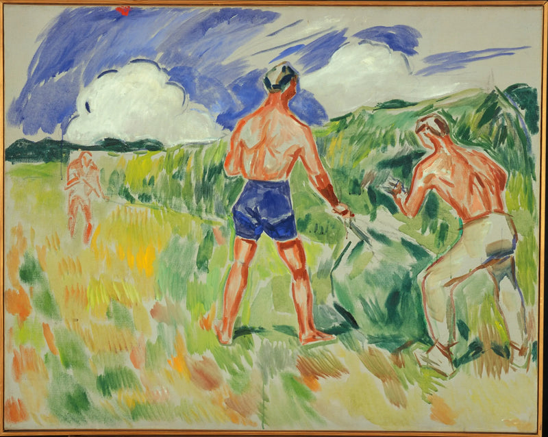 Haymaking - Edvard Munch