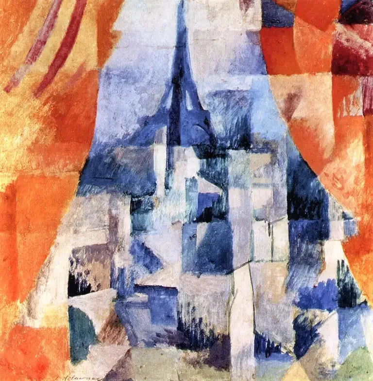 Window with Orange Curtains - Robert Delaunay
