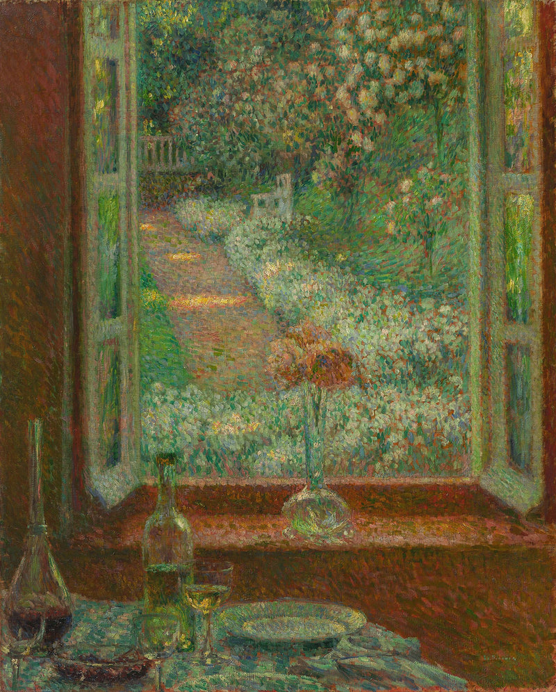 Window with eyelets, Gerberoy - Henri Le Sidaner