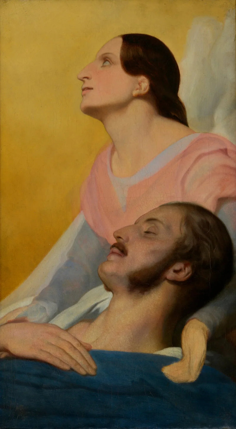 Ferdinand Philippe, Duke of Orléans, until his deathbed - Ary Scheffer