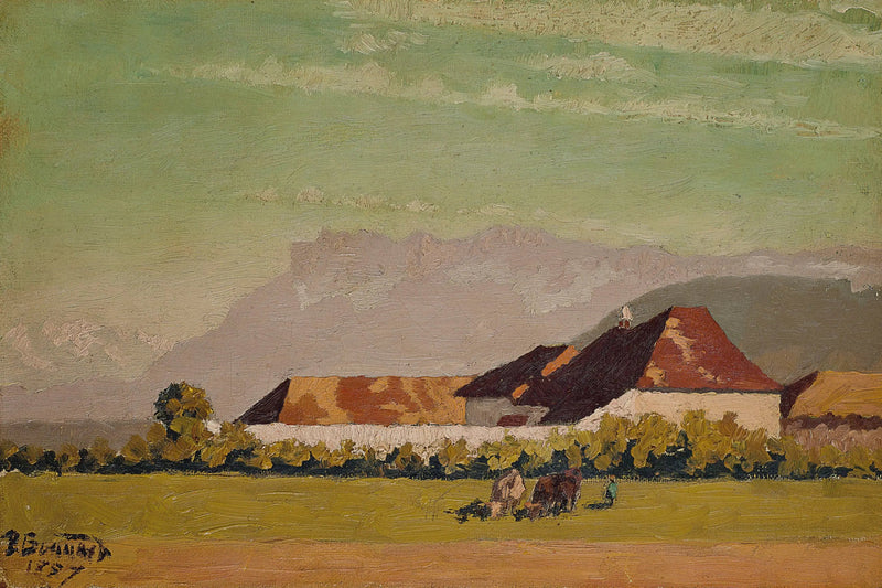 Farm in a Landscape of Dauphiné - Pierre Bonnard