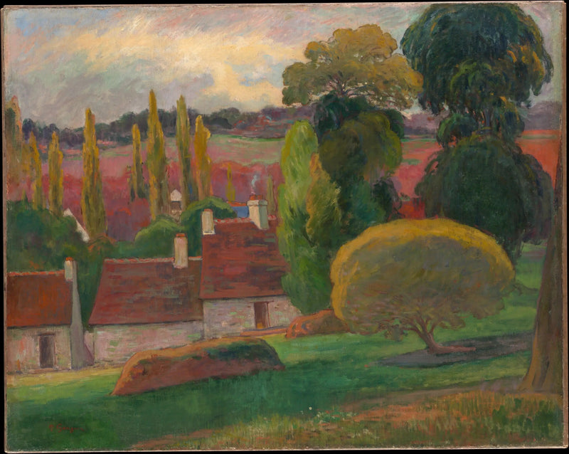 Farm in Brittany I - Paul Gauguin