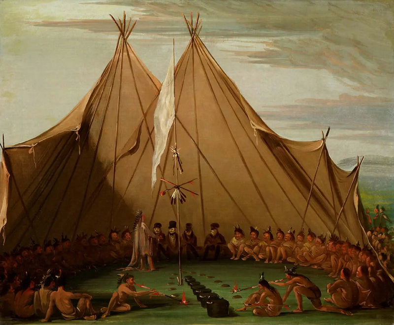 Sioux Dog Feast - George Catlin