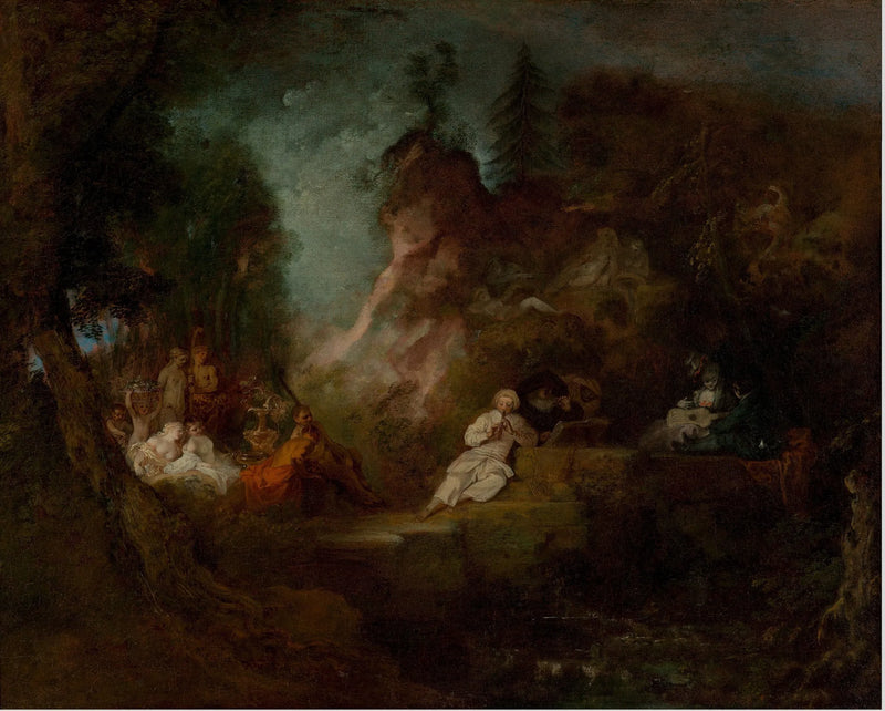 Festivities in Honor of Pan - Antoine Watteau