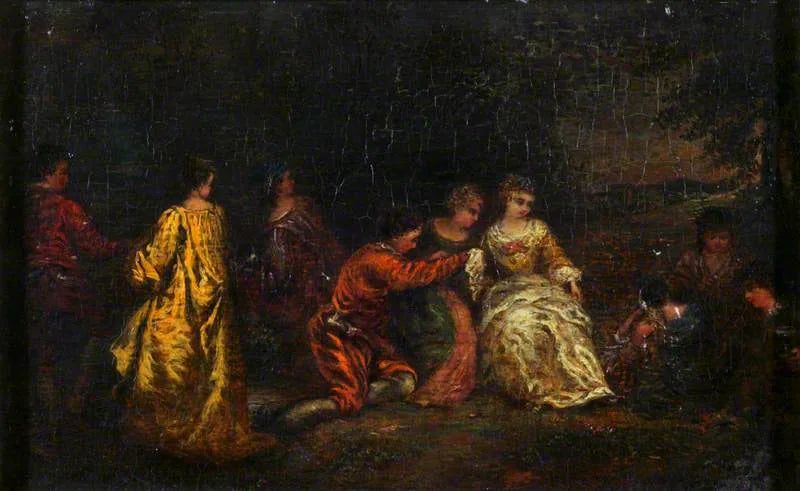 Festive Gathering - Antoine Watteau