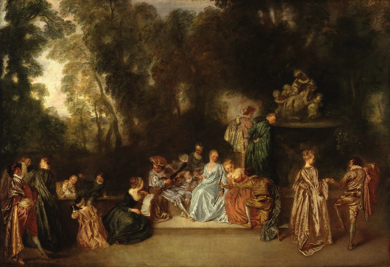 Outdoor Festival - Antoine Watteau
