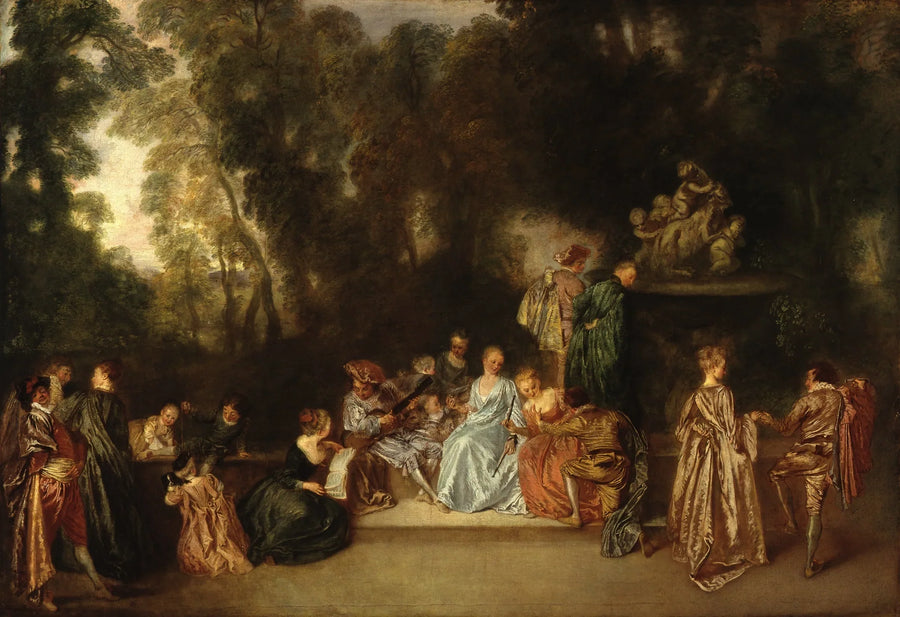 Outdoor Festival - Antoine Watteau