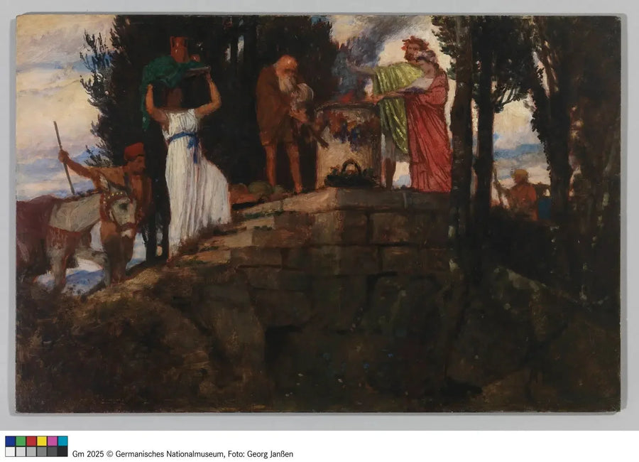 Sacrificial Feast - Arnold Böcklin
