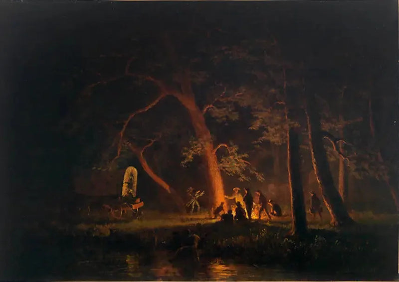 Campfire - Albert Bierstadt
