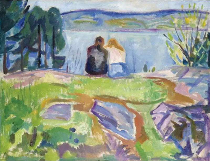 Budding Foliage - Edvard Munch