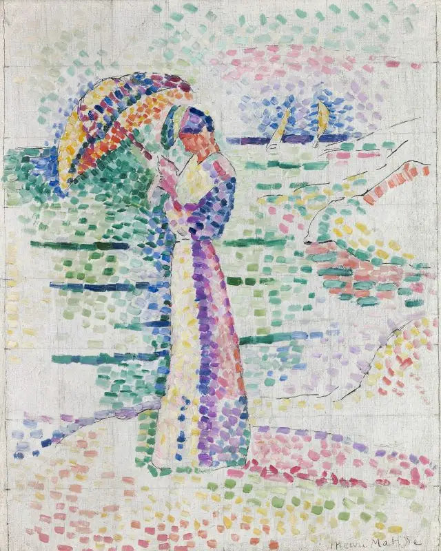 Woman with a Parasol - Henri Matisse