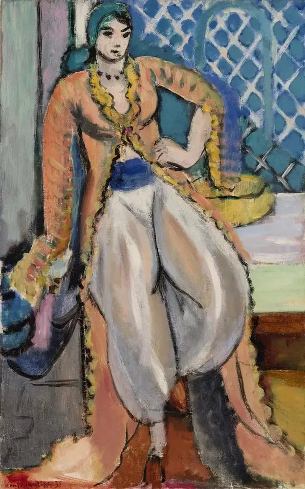 Figure with a Persian Dress (Figure in a Persian Dress) - Henri Matisse