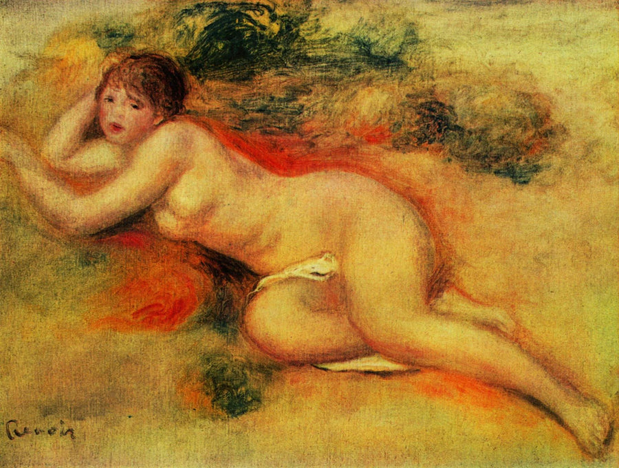 Nude Figure of a Girl - Pierre-Auguste Renoir