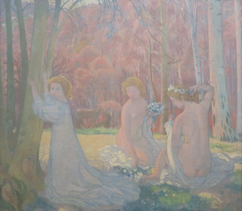 Figures dans un paysage printanier (Sacred Grove) - Maurice Denis