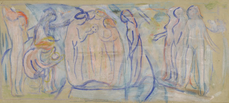 Nude Figures - Edvard Munch
